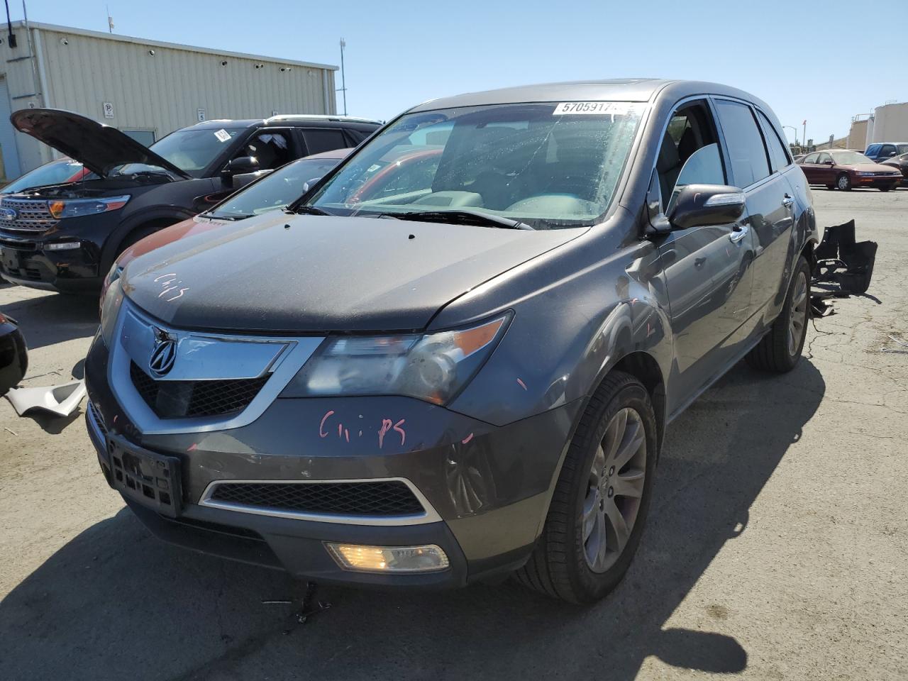 2HNYD2H61CH537031 2012 Acura Mdx Advance