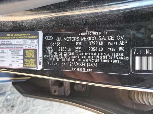 2019 KIA FORTE FE - 3KPF24AD4KE014474