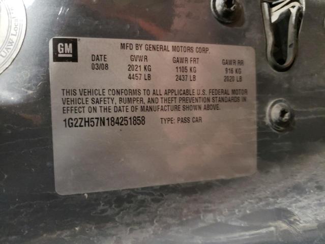 1G2ZH57N184251858 2008 Pontiac G6 Gt