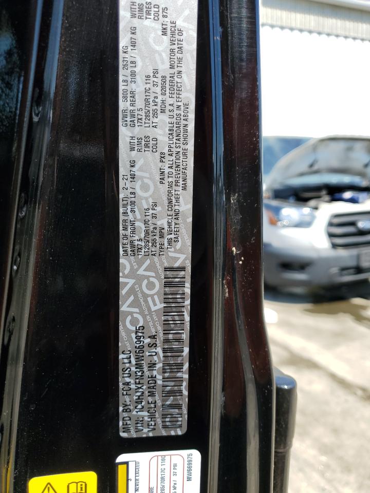 1C4HJXFN3MW669975 2021 Jeep Wrangler Unlimited Rubicon