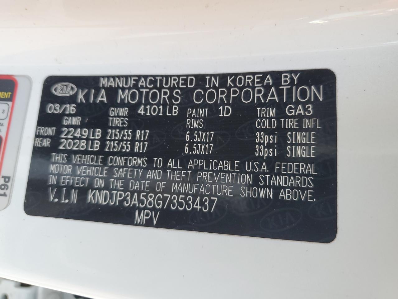 KNDJP3A58G7353437 2016 Kia Soul +