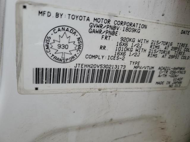 2003 Toyota Rav4 VIN: JTEHH20V530213173 Lot: 57449854