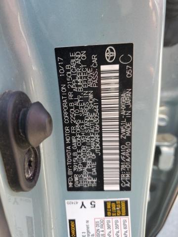 2017 TOYOTA PRIUS - JTDKARFU6H3054417