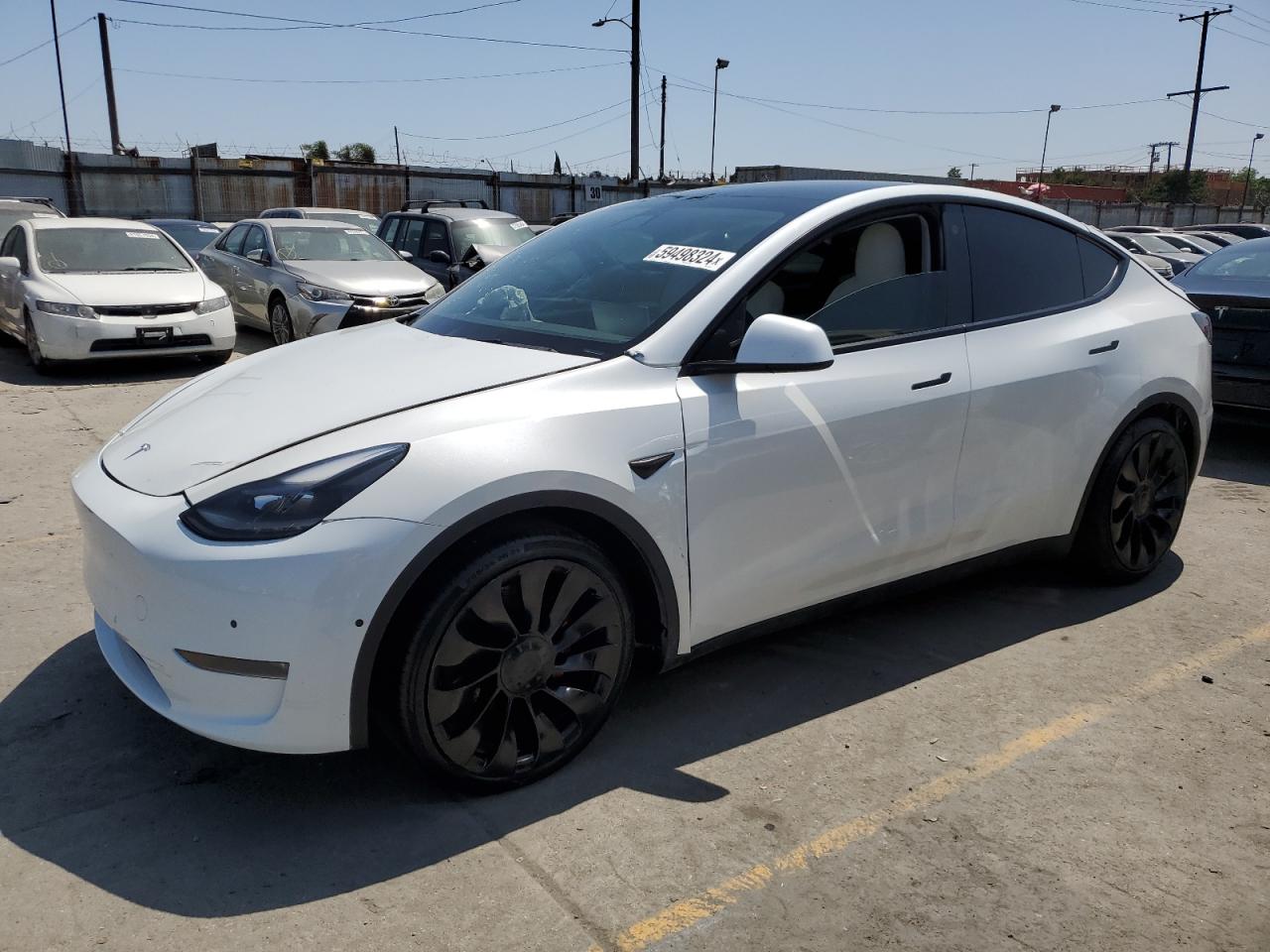 2021 Tesla Model Y vin: 5YJYGDEF6MF295311