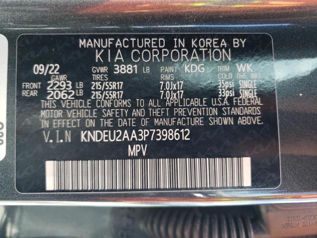 2023 Kia Seltos S VIN: KNDEU2AA3P7398612 Lot: 57867564