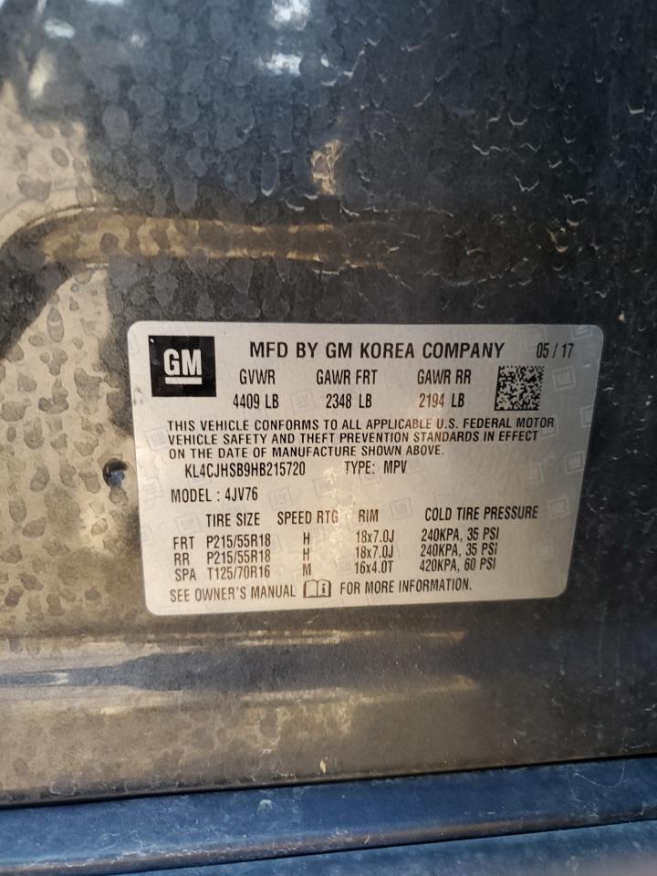 KL4CJHSB9HB215720 2017 Buick Encore Premium