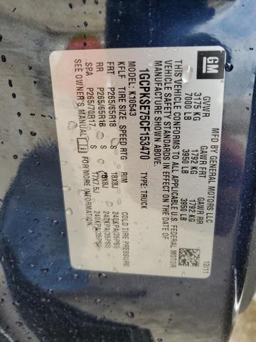 2012 Chevrolet Silverado K1500 Lt VIN: 1GCPKSE75CF153470 Lot: 54712054