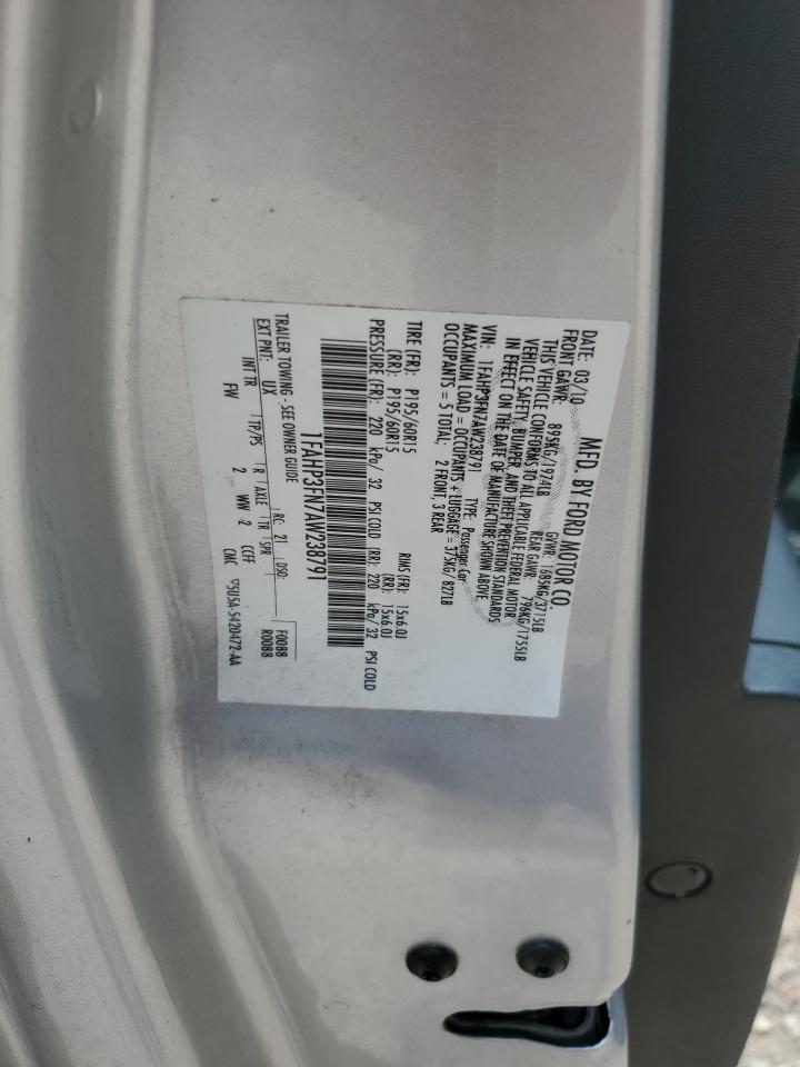 1FAHP3FN7AW238791 2010 Ford Focus Se