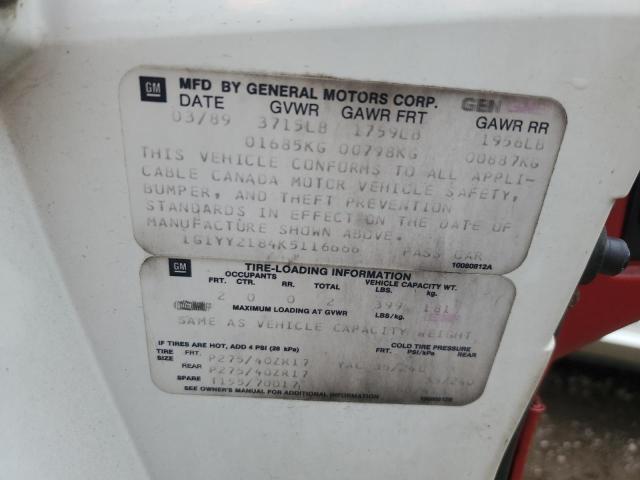 1989 Chevrolet Corvette VIN: 1G1YY2184K5116666 Lot: 57023104