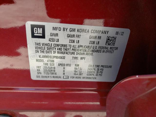 2023 Buick Encore Gx Select VIN: KL4MMDSL0PB045632 Lot: 60166674