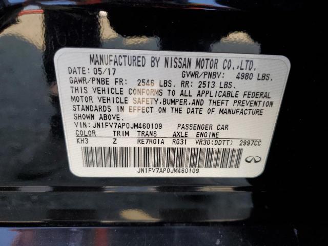 2018 Infiniti Q50 Red Sport 400 VIN: JN1FV7AP0JM460109 Lot: 59548424