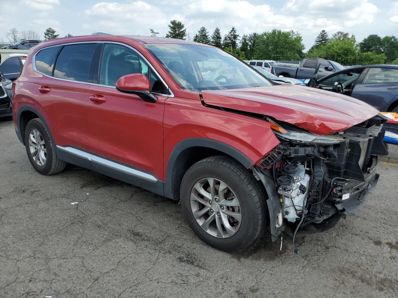 2019 Hyundai Santa Fe Sel vin: 5NMS3CAD2KH049478