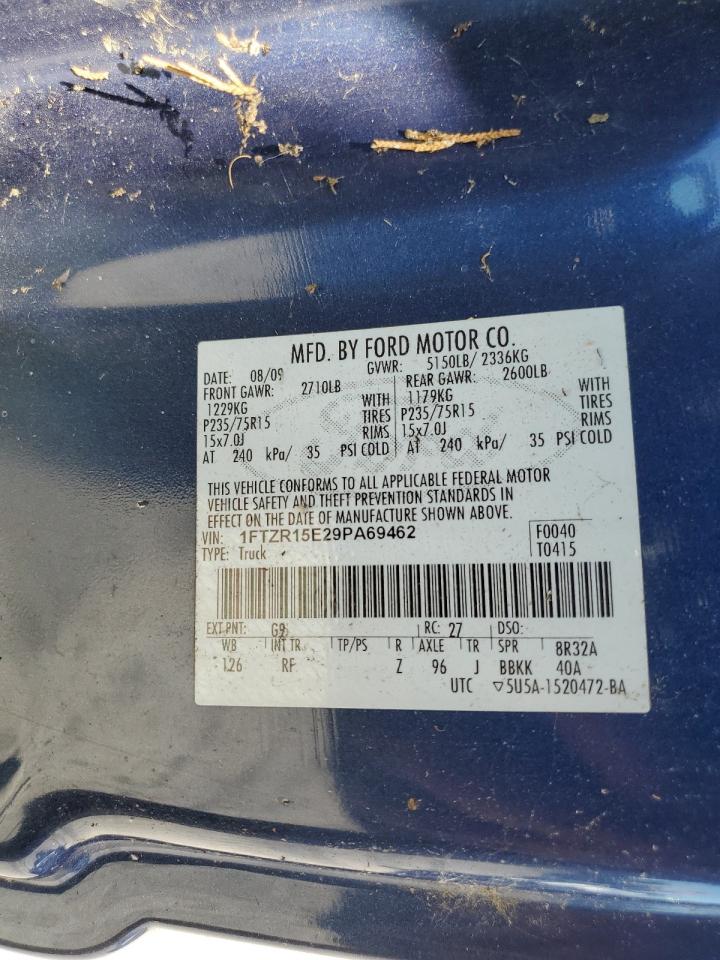 1FTZR15E29PA69462 2009 Ford Ranger Super Cab