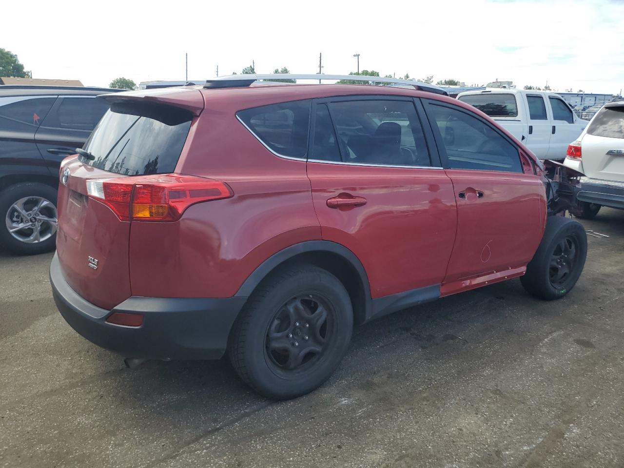 JTMBFREV1ED047571 2014 Toyota Rav4 Le