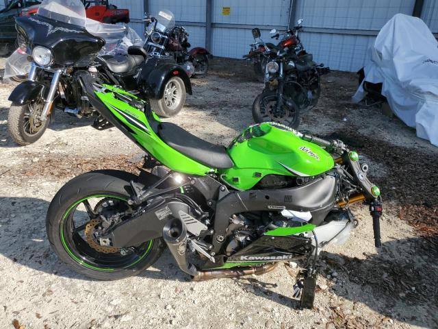 KAWASAKI ZX636 F 2015 green  gas JKBZXJF1XFA006714 photo #1