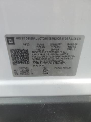 2020 GMC Terrain Sle VIN: 3GKALTEV2LL343325 Lot: 57201164