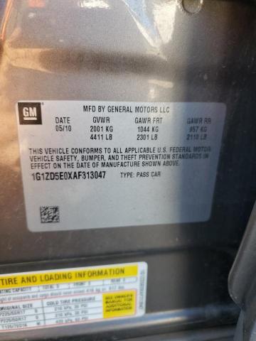 2010 Chevrolet Malibu 2Lt VIN: 1G1ZD5E0XAF313047 Lot: 61012884