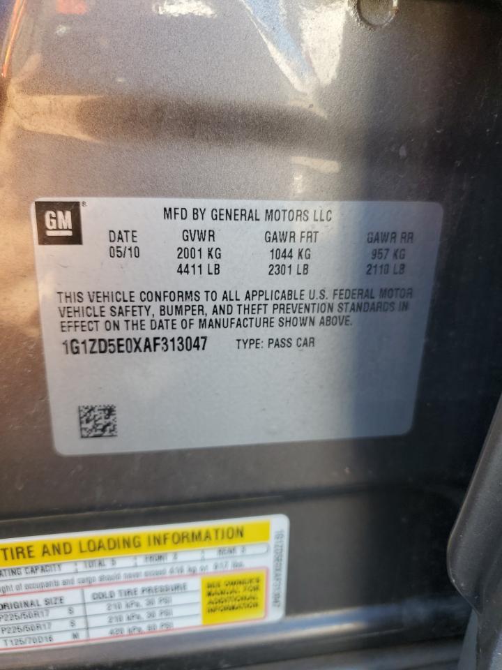 1G1ZD5E0XAF313047 2010 Chevrolet Malibu 2Lt