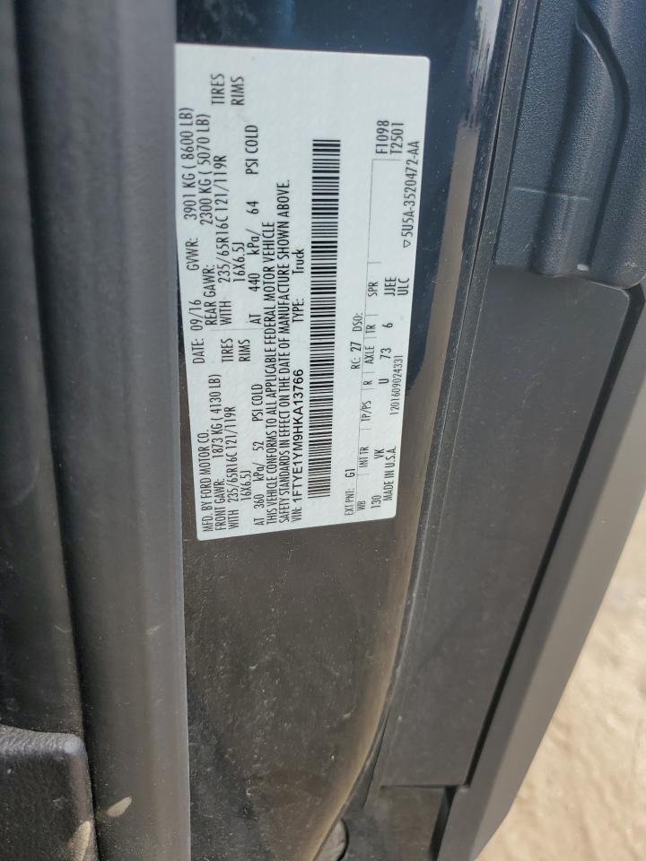 1FTYE1YM9HKA13766 2017 Ford Transit T-150