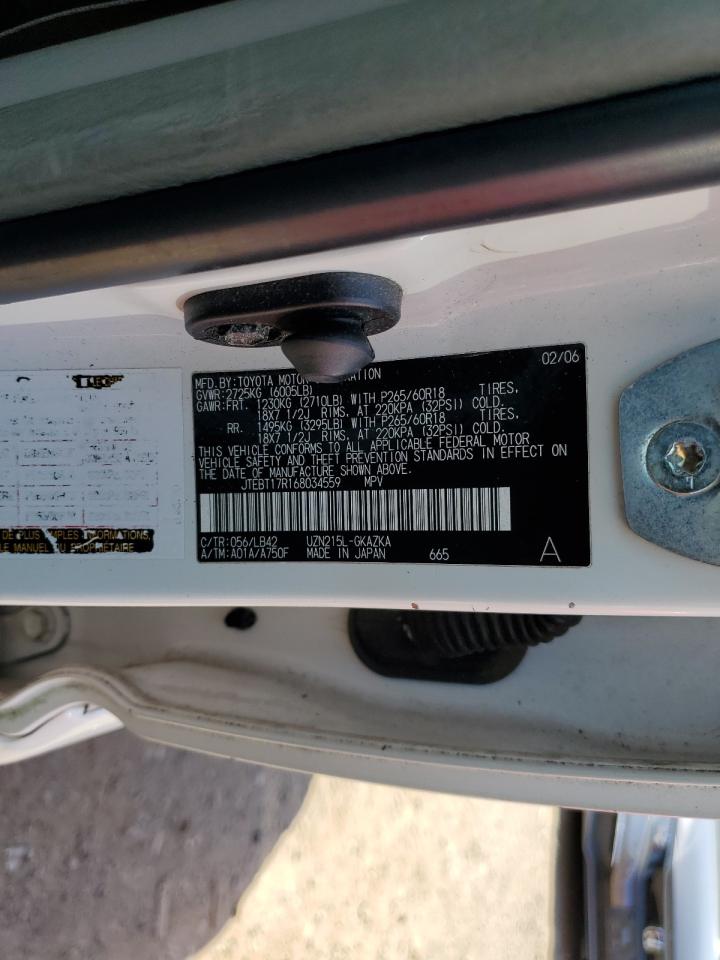 JTEBT17R168034559 2006 Toyota 4Runner Limited