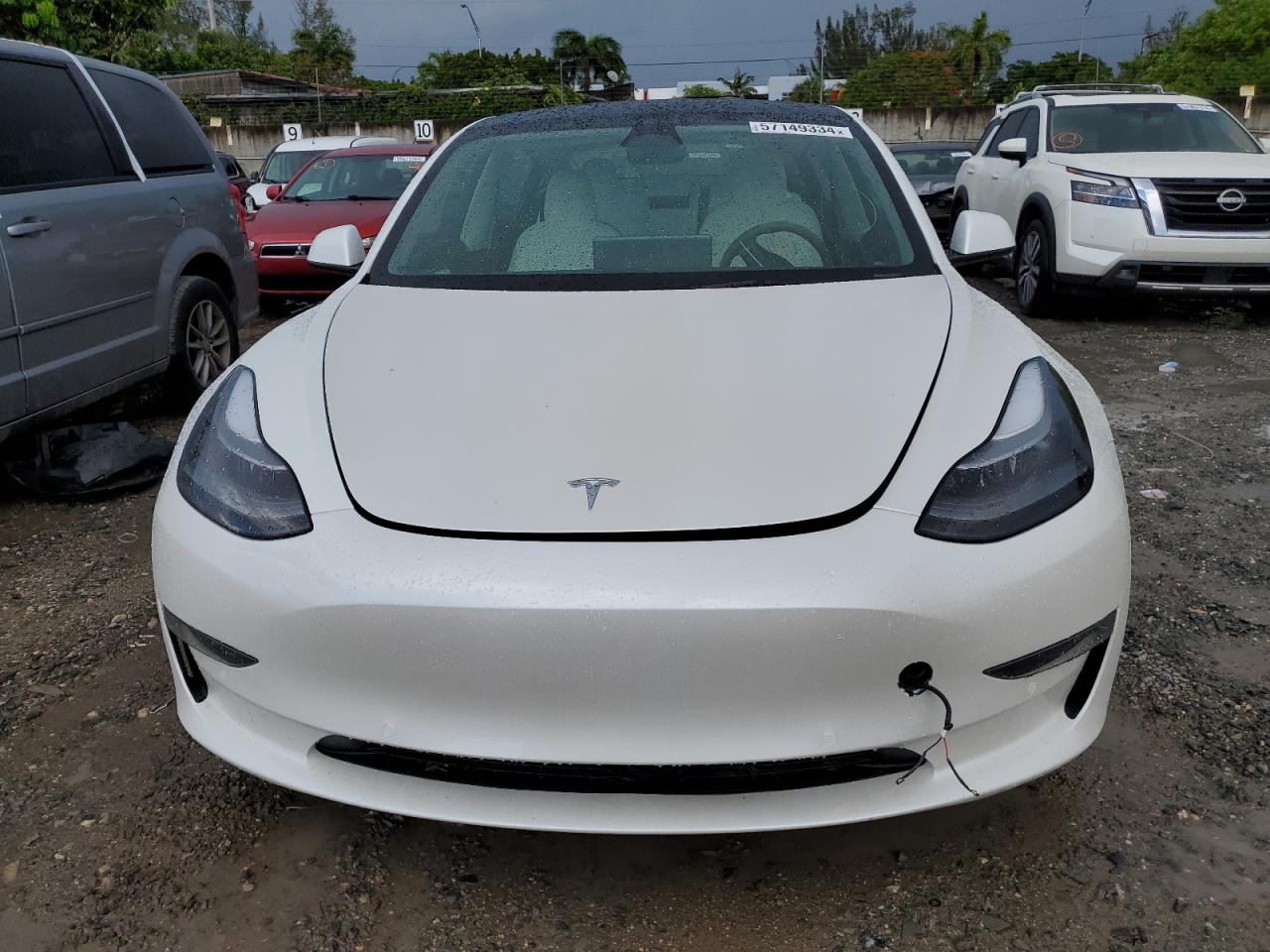 2022 Tesla Model 3 vin: 5YJ3E1EBXNF227252