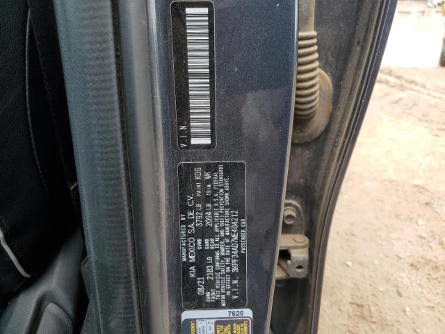 2021 Kia Forte Gt Line VIN: 3KPF34AD7ME404212 Lot: 58262684