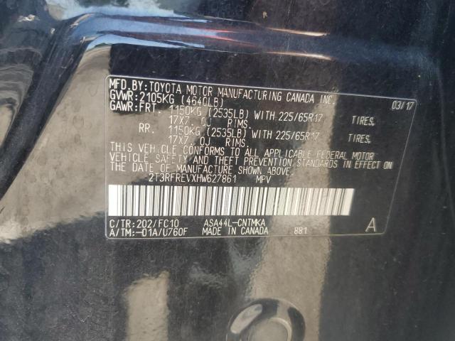2017 Toyota Rav4 Xle VIN: 2T3RFREVXHW627861 Lot: 58984364
