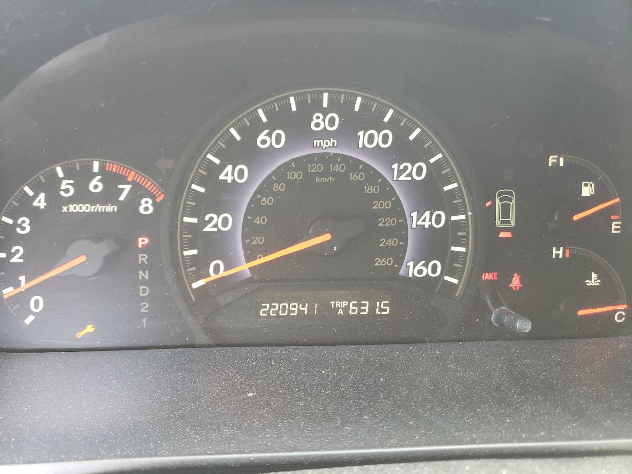 5FNRL38685B109341 2005 Honda Odyssey Exl