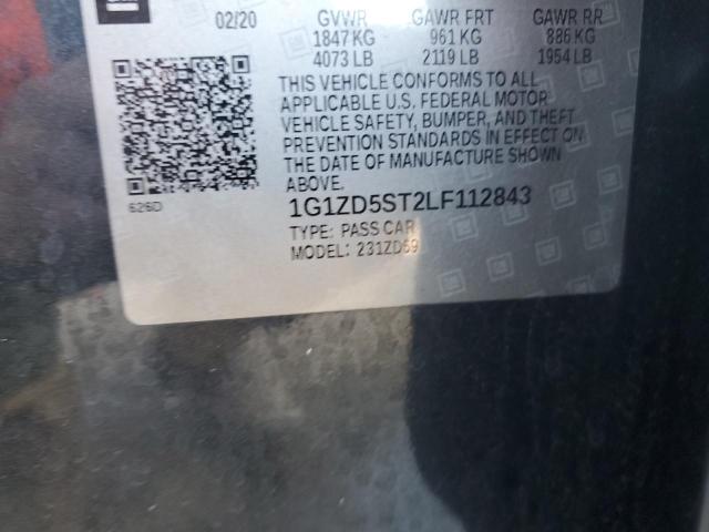 2020 CHEVROLET MALIBU LT - 1G1ZD5ST2LF112843