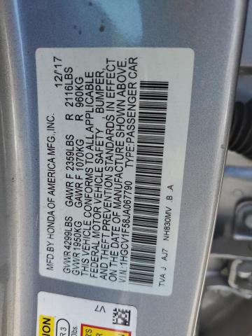 1HGCV1F58JA067790 2018 HONDA ACCORD - Image 13