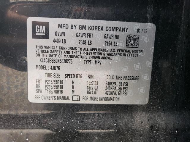 2019 Buick Encore Preferred VIN: KL4CJESB0KB838276 Lot: 58655714