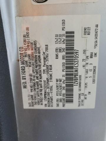 2012 Ford Mustang VIN: 1ZVBP8EM1C5270597 Lot: 59697944