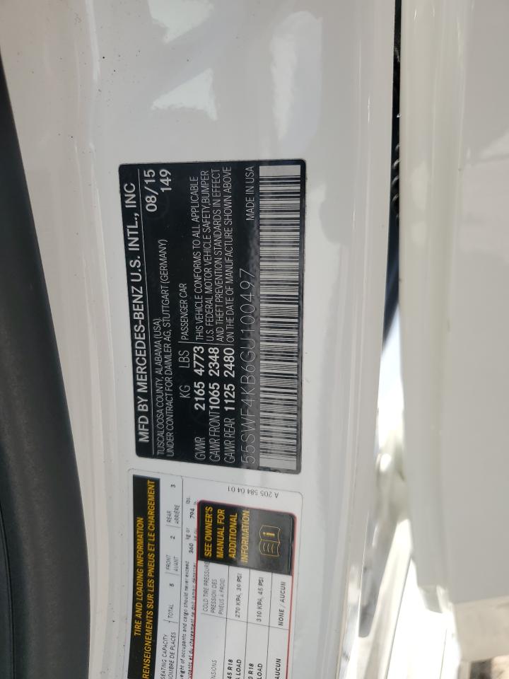 55SWF4KB6GU100497 2016 Mercedes-Benz C 300 4Matic