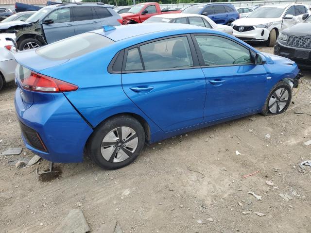 2017 Hyundai Ioniq Blue VIN: KMHC65LC4HU022503 Lot: 57654224