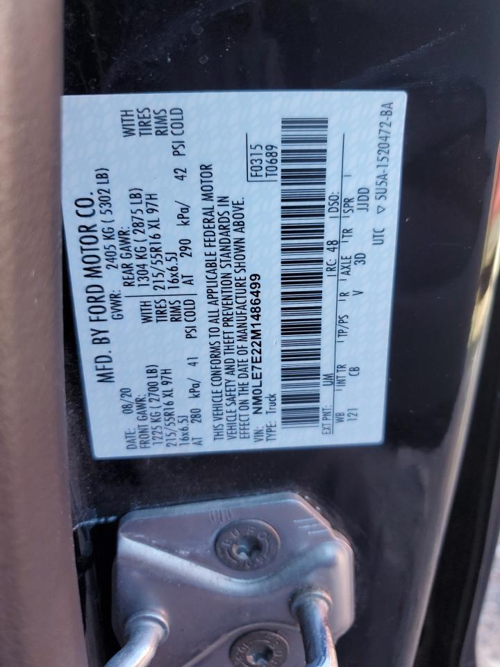 NM0LE7E22M1486499 FORD TRANSIT 2021