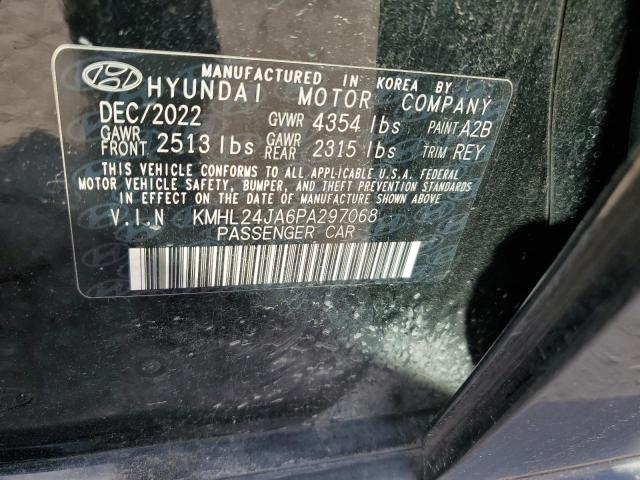 2023 Hyundai Sonata Se VIN: KMHL24JA6PA297068 Lot: 58739534