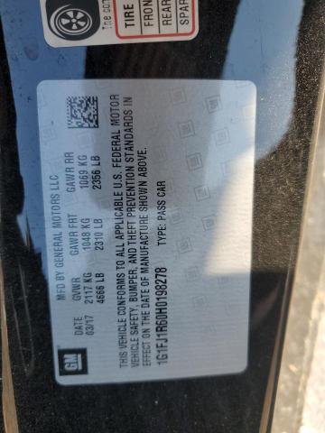 2017 Chevrolet Camaro Zl1 VIN: 1G1FJ1R60H0198278 Lot: 57553054