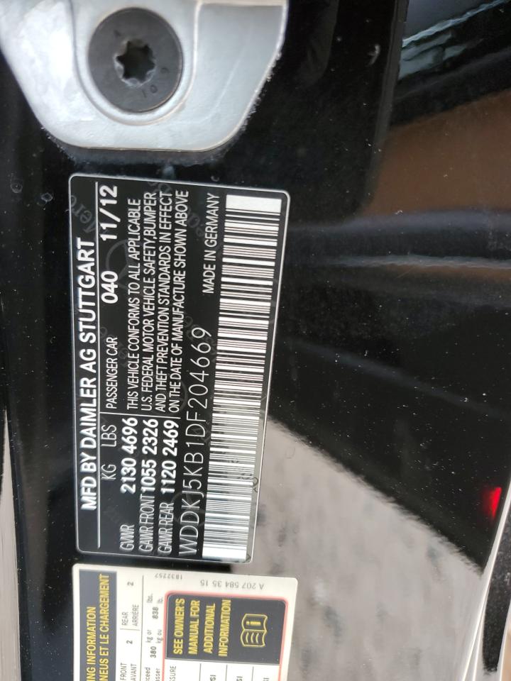 WDDKJ5KB1DF204669 2013 Mercedes-Benz E 350