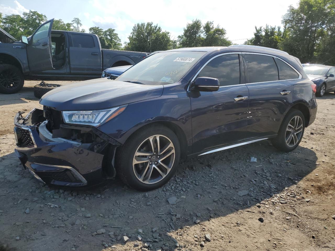 5FRYD4H85HB025707 2017 Acura Mdx Advance