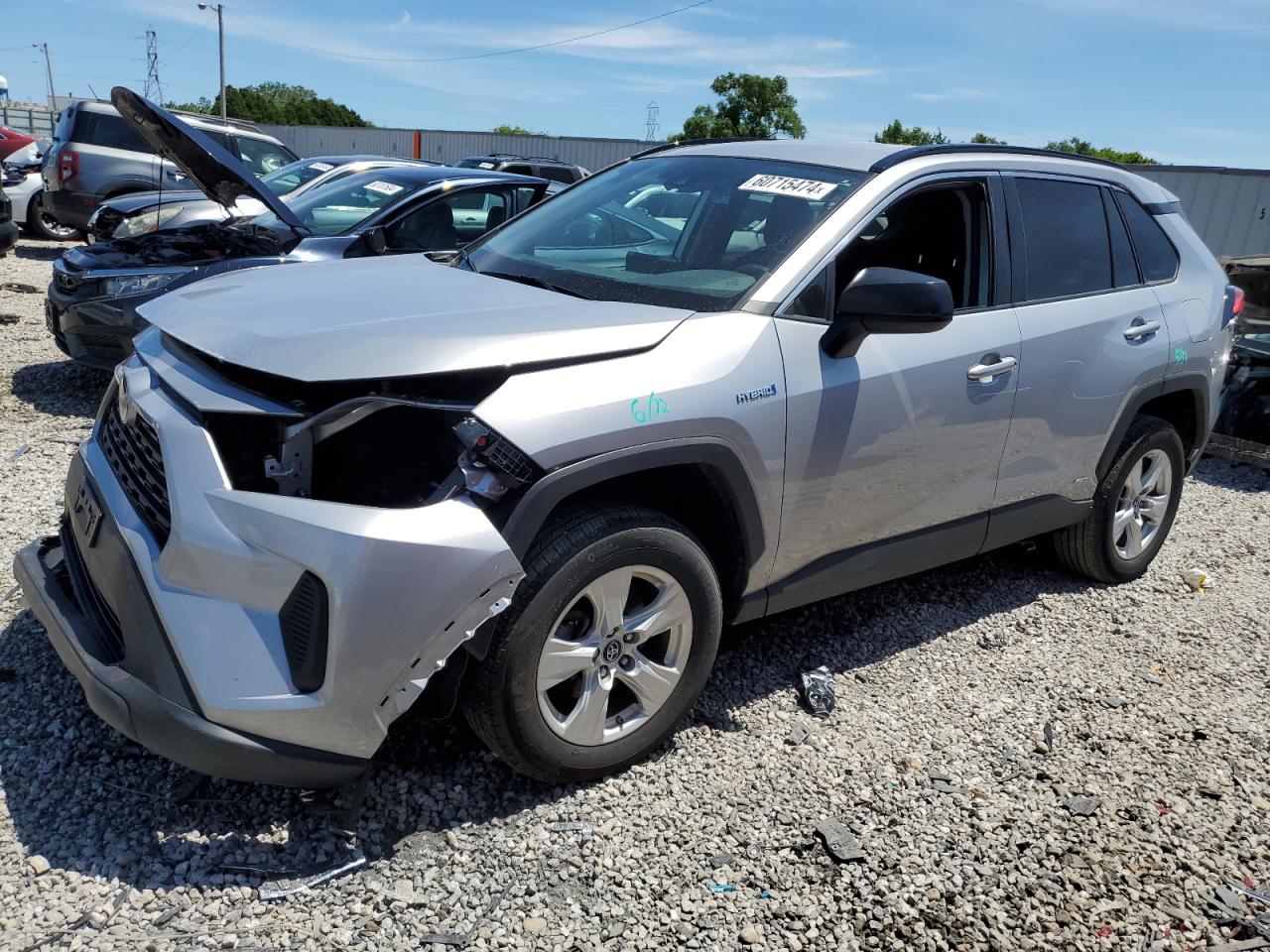 2T3LWRFV3LW080445 2020 Toyota Rav4 Le