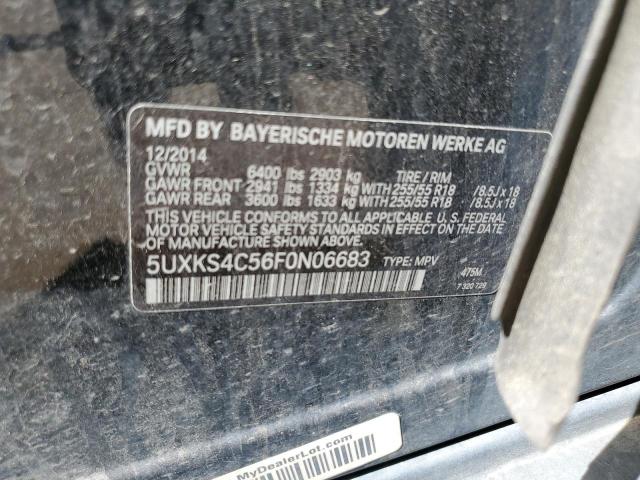 VIN 5UXKS4C56F0N06683 2015 BMW X5, Xdrive35D no.13