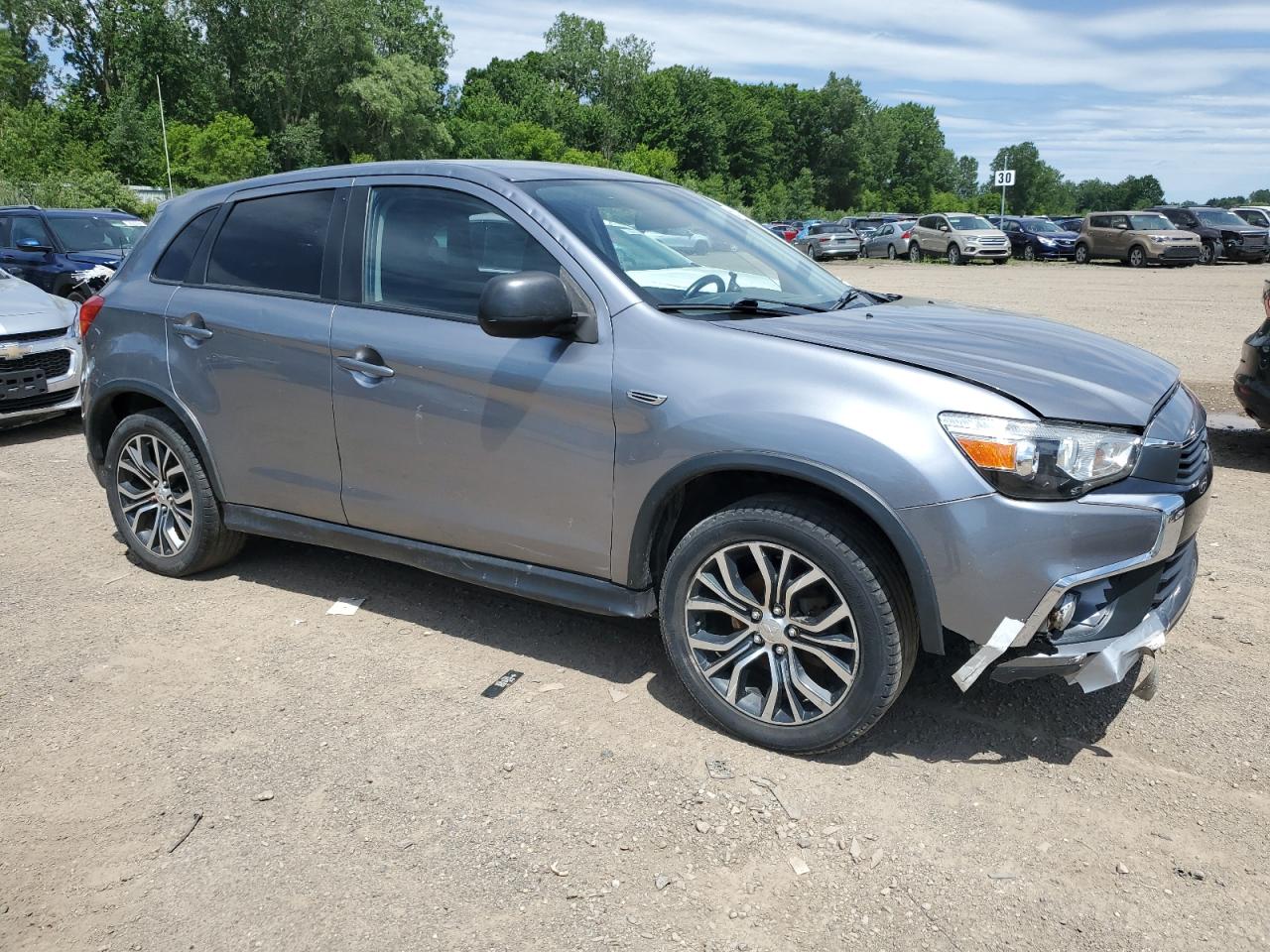 2017 Mitsubishi Outlander Sport Es vin: JA4AR3AU3HZ050924