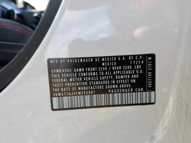 2015 VOLKSWAGEN JETTA GLI - 3VW5T7AJ4FM255881