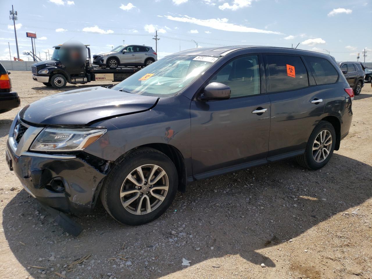 2013 Nissan Pathfinder S vin: 5N1AR2MMXDC674742