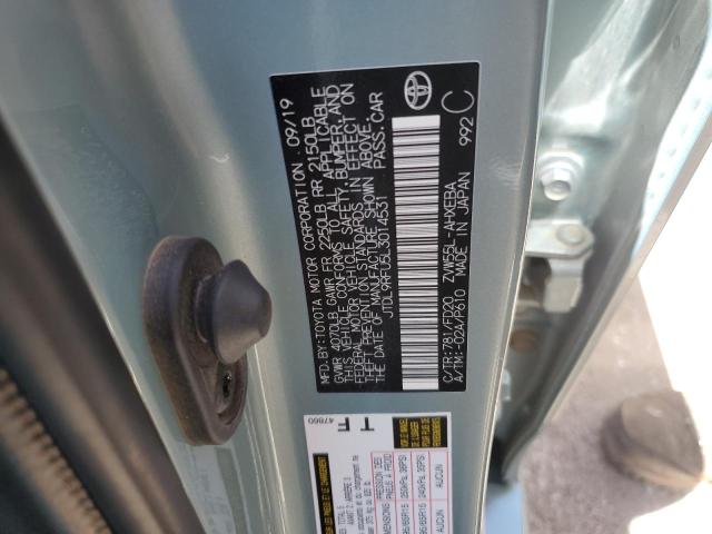 2020 Toyota Prius Le VIN: JTDL9RFU5L3014531 Lot: 59318294