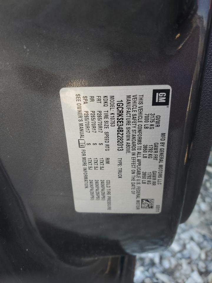 1GCRKSE34BZ282013 2011 Chevrolet Silverado K1500 Lt