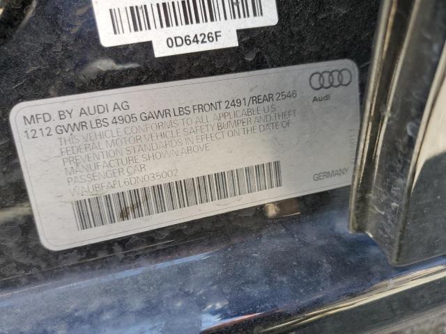 VIN WAUBFAFL6DN035002 2013 Audi A4, Premium no.12