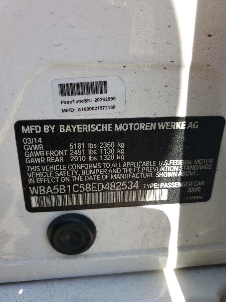 WBA5B1C58ED482534 2014 BMW 535 I