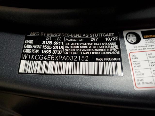 2023 MERCEDES-BENZ EQS SEDAN - W1KCG4EBXPA032152