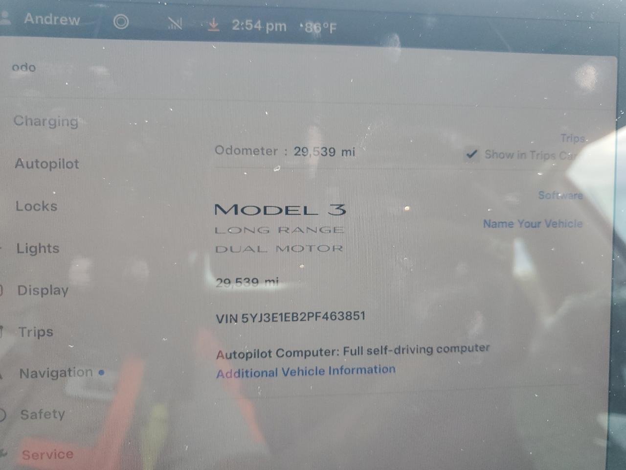 5YJ3E1EB2PF463851 2023 Tesla Model 3